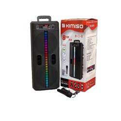 COLUNA KIMISO QS-8201 8" X 2 COM MICROFONE E CONTROLE REMOTO COLUNA KIMISO QS-8201 8" X 2 COM MICROFONE E CONTROLE REMOTO